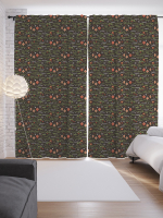 

Шторы JoyArty, Новогодние шары на еловых ветках / p_66757