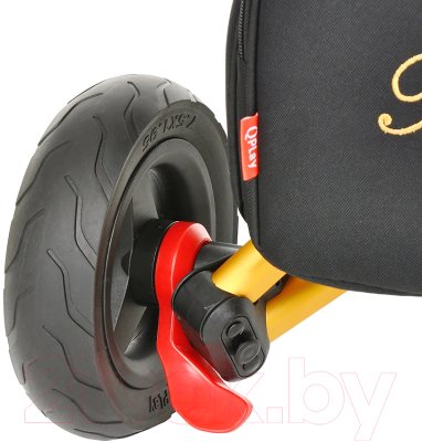 Изображение товара Трехколесный велосипед с ручкой QPlay Nova Plus / S700 (черный/золото)