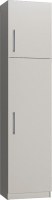 Шкаф-пенал Макс Стайл Falcon Fidji Egger 240x50x50 / 4C5050 (светло-серый U708 ST9) - 