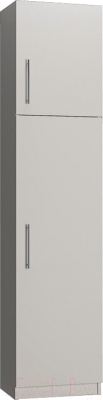 Шкаф-пенал Макс Стайл Falcon Fidji Egger 240x50x50 / 4C5050 (светло-серый U708 ST9)