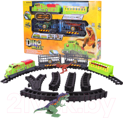 Железная дорога игрушечная Chap Mei Поезд-экспресс с динозаврами / 542119