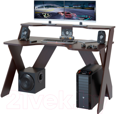 Геймерский стол Сокол-Мебель КСТ-117 (венге)