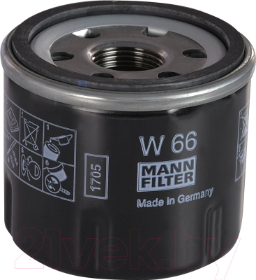 Масляный фильтр Mann-Filter W66
