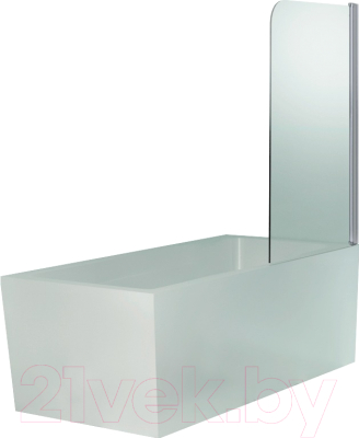 Стеклянная шторка для ванны Niagara SS-148080-14 140x80 (прозрачное стекло/хром)