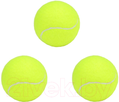 Набор теннисных мячей Sabriasport TB3 (3шт, желтый)