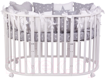 Детская кроватка Polini Kids Simple 930 / 0003076-04 (белый)