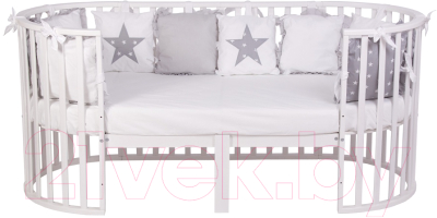 Детская кроватка Polini Kids Simple 930 / 0003076-04 (белый)