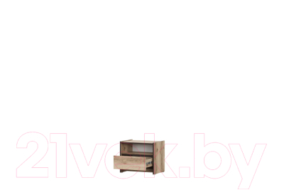 Прикроватная тумба SV-мебель Прага Д (дуб венге/дуб делано)