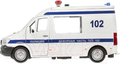 Фургон игрушечный Технопарк Mercedes-benz Sprinter Полиция / SPRINTERVAN-14SLPOL-WH