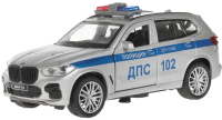 Автомобиль игрушечный Технопарк BMW X5 M-Sport Полиция / X5-12SLPOL-SR - 
