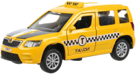 Автомобиль игрушечный Технопарк Skoda Yeti Такси / YETI-12SLTAX-YE - 
