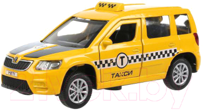Автомобиль игрушечный Технопарк Skoda Yeti Такси / YETI-12SLTAX-YE