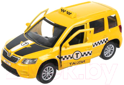 Автомобиль игрушечный Технопарк Skoda Yeti Такси / YETI-12SLTAX-YE
