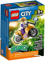 

Конструктор инерционный Lego, City Трюковый мотоцикл с экшн-камерой 60309