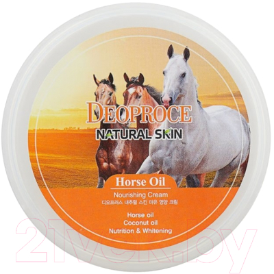 Крем для лица Deoproce Natural Skin Horse Oil Nourishing (100г)