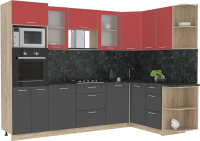 

Готовая кухня Интерлиния, Мила 1.68x2.8 правая