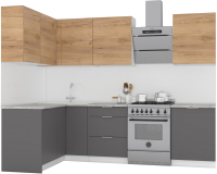 

Готовая кухня, Микс Топ-26 2.1x1.52м левая