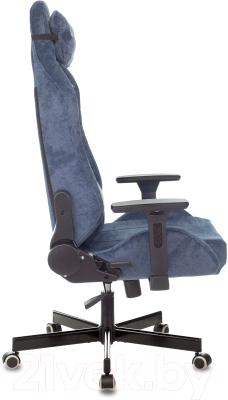 Кресло геймерское Бюрократ Knight N1 Fabric (синий Light-27)