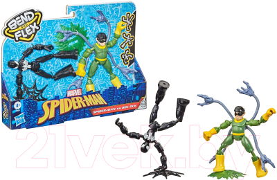 Набор фигурок коллекционных Hasbro Бенди Человек-паук против Доктора Октопуса / F02395L0