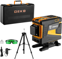 Лазерный уровень Deko DKLL12PG1 360/3 Set 2 Premium / 065-0235-1 - 