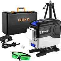 Лазерный уровень Deko LL12-HVR Set 2 Premium / 065-0105-1 - 