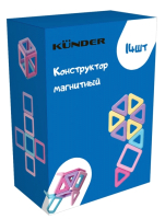 

Конструктор магнитный Kunder, 3D / 11029