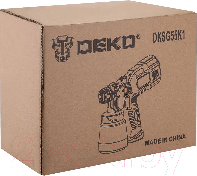 Краскопульт электрический Deko DKSG55K1 HVLP / 018-1043