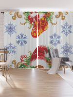 

Шторы JoyArty, Oxford DeLux Новогоднее настроение / pox_20024