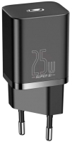 Зарядное устройство сетевое Baseus Super Si 1C Sets 25W / TZCCSUP-L01 (черный) - 