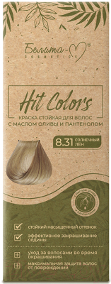 Гель-краска для волос Белита-М Hit Colors 8.31 (солнечный лен)