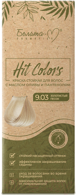 Гель-краска для волос Белита-М Hit Colors 9.03 (золотистый песок)
