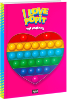 

Скетчбук Проф-Пресс, I love Popit