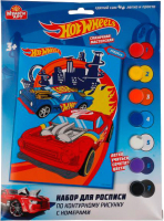 

Картина по номерам MultiArt, Hot Wheels / 100CANV-HW1