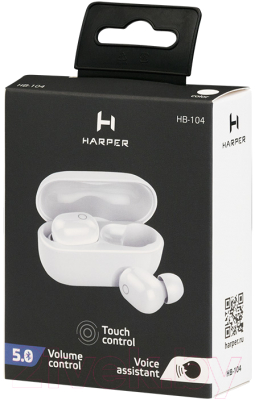 Беспроводные наушники Harper HB-104 (белый)