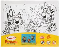 

Набор для рисования MultiArt, Три кота / 100CANV20X25-TC4