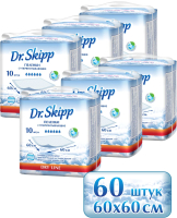 Набор пеленок одноразовых детских Dr.Skipp Dry Line 60x60 (60шт) - 