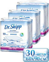 

Набор пеленок одноразовых детских Dr.Skipp, Dry Line 60x90
