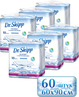 Набор пеленок одноразовых детских Dr.Skipp Dry Line 60x90 (60шт) - 