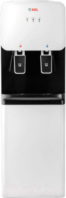 Кулер AEL 85LCc со шкафчиком (7л, белый/черный)