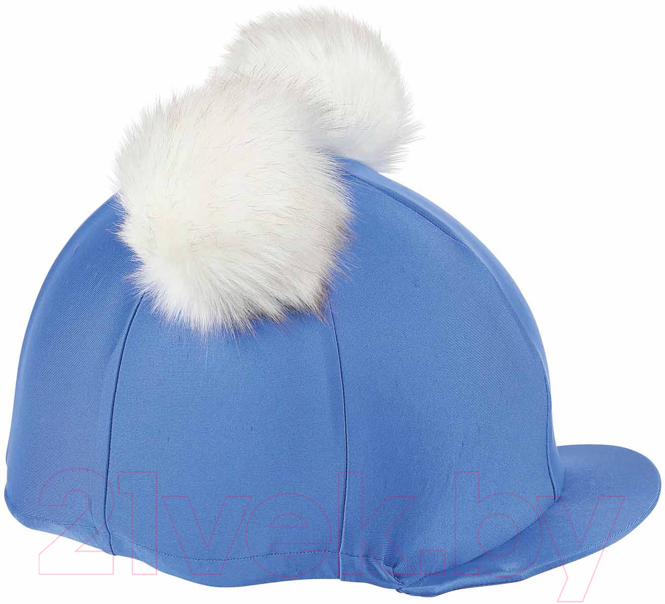 Чехол на шлем для верховой езды Shires Double Pom Pom / 827/BLUE