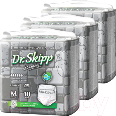 Трусы впитывающие для взрослых Dr.Skipp Standard M2 (30шт)
