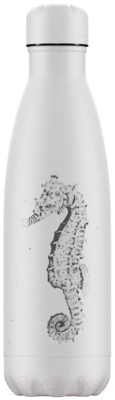 Термос для напитков Chilly's Bottles Sea Life Seahorse / B500SL2SHR
