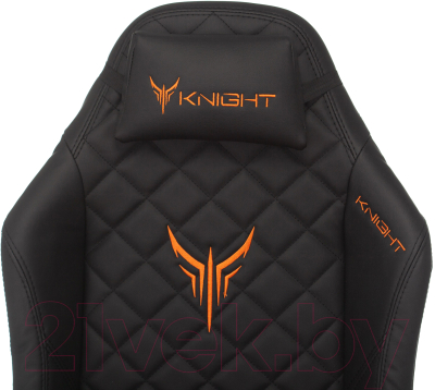 Изображение товара Кресло геймерское Бюрократ Knight Explore (черный ромбик/экокожа)