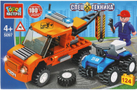 

Конструктор Город мастеров, С квадроциклом / 5097-PZ