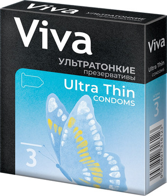 Презервативы VIVA Ультратонкие 591 (3шт ) -