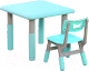 Комплект мебели с детским столом Perfetto Sport PS-060-М (ментол) - 