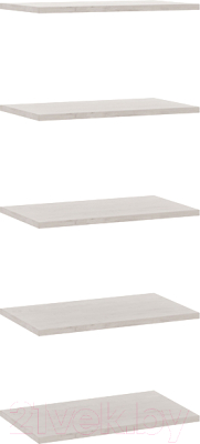 Комплект полок для корпусной мебели ТриЯ Лофт тип 1 600 (дуб крафт белый)