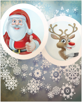 

Скатерть JoyArty, Санта одобряет / tc_5646