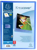 Папка для бумаг Exacompta Kreacover / 5722E (синий) - 