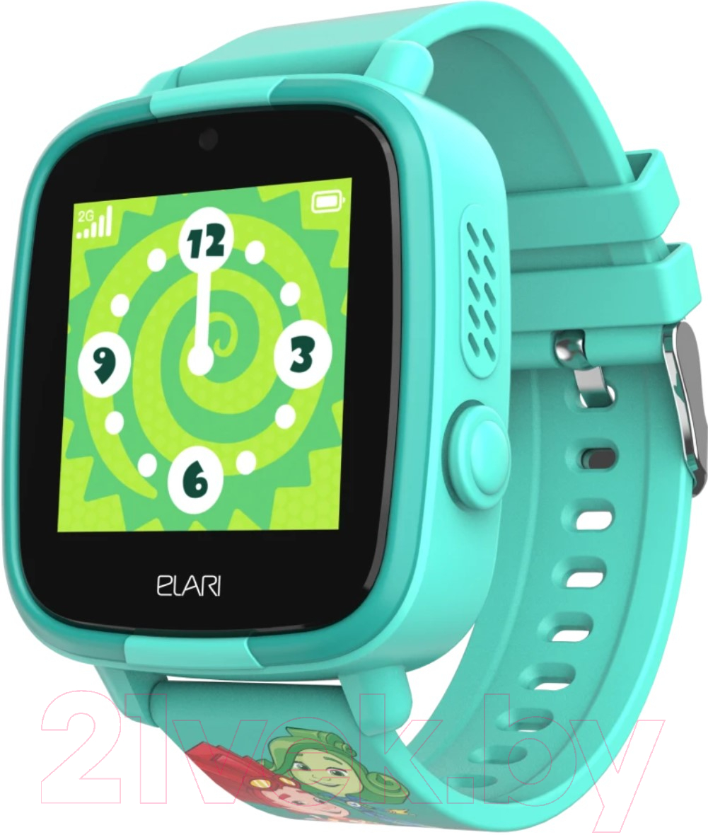 Умные часы детские Elari FixiTime Fun (зеленый)